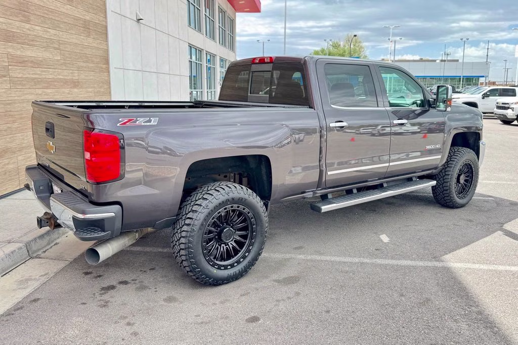 2015 Tungsten Metallic Chevrolet Silverado 3500HD LTZ 4X4 Truck