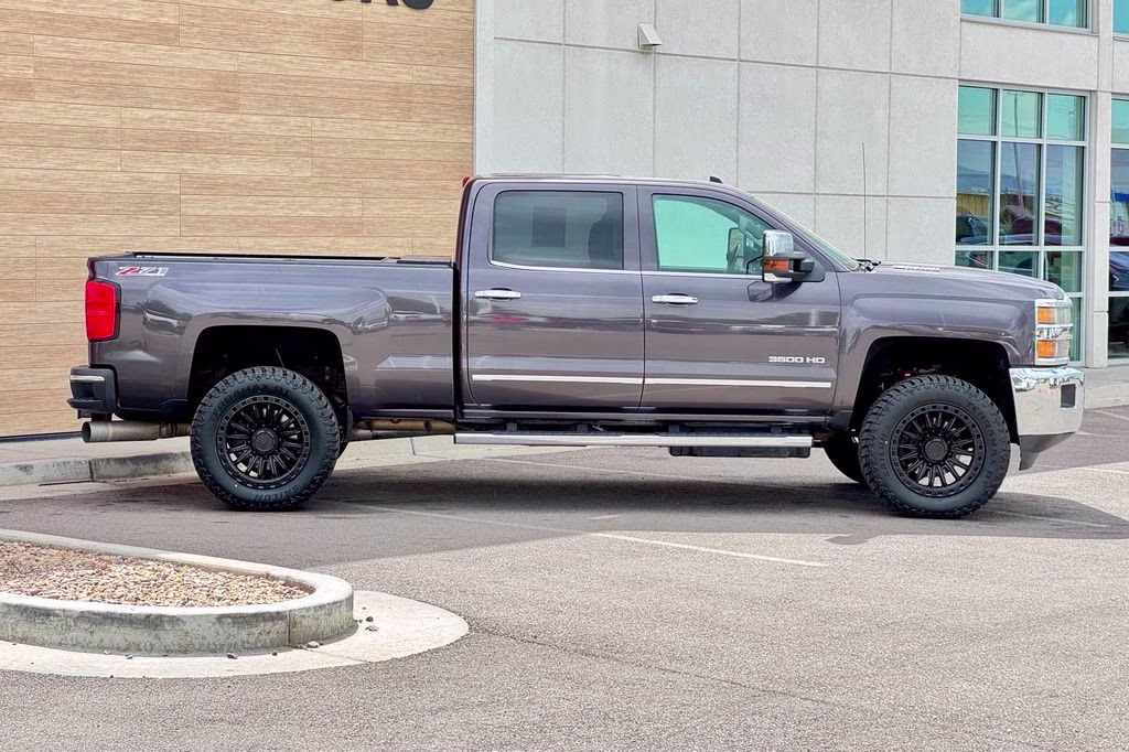 2015 Tungsten Metallic Chevrolet Silverado 3500HD LTZ 4X4 Truck