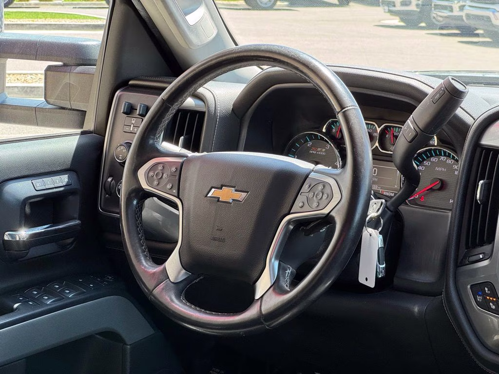 2015 Tungsten Metallic Chevrolet Silverado 3500HD LTZ 4X4 Truck