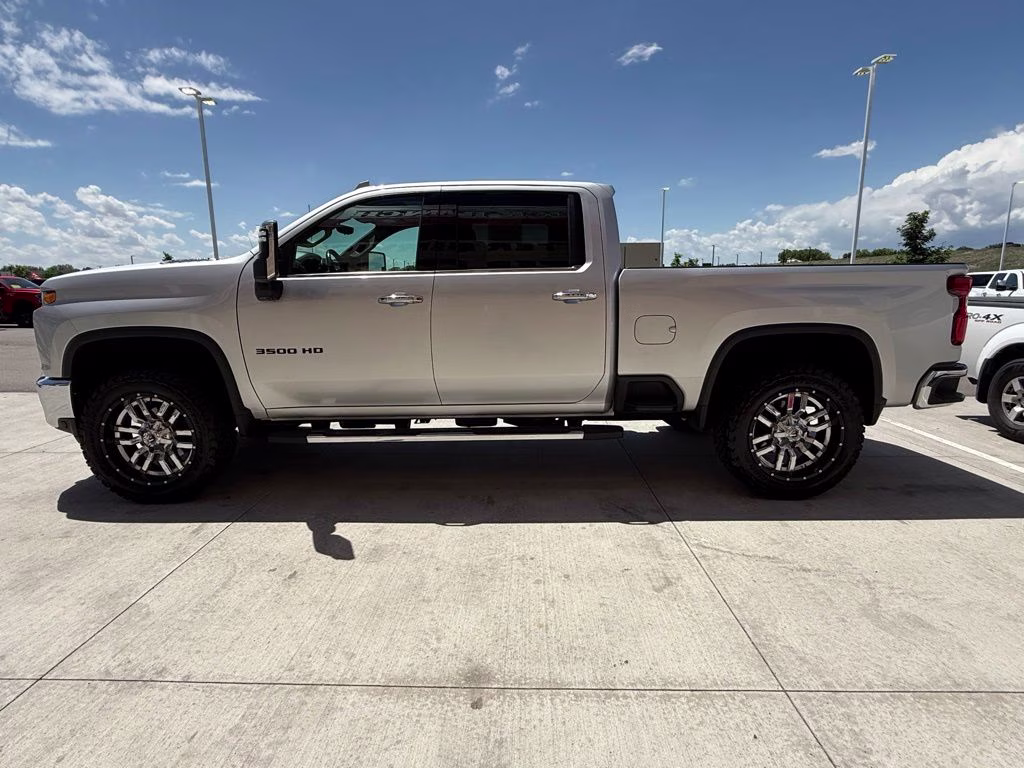 2020 Silver Ice Metallic Chevrolet Silverado 3500HD LTZ 4X4 Truck