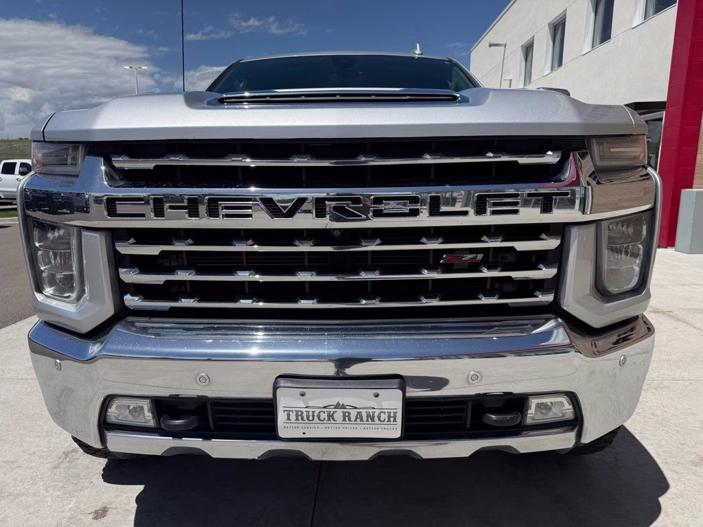 2020 Silver Ice Metallic Chevrolet Silverado 3500HD LTZ 4X4 Truck