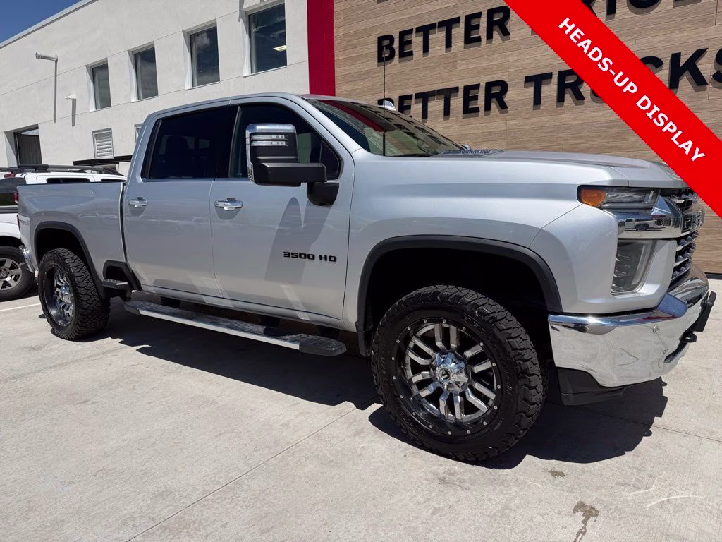 2020 Silver Ice Metallic Chevrolet Silverado 3500HD LTZ 4X4 Truck