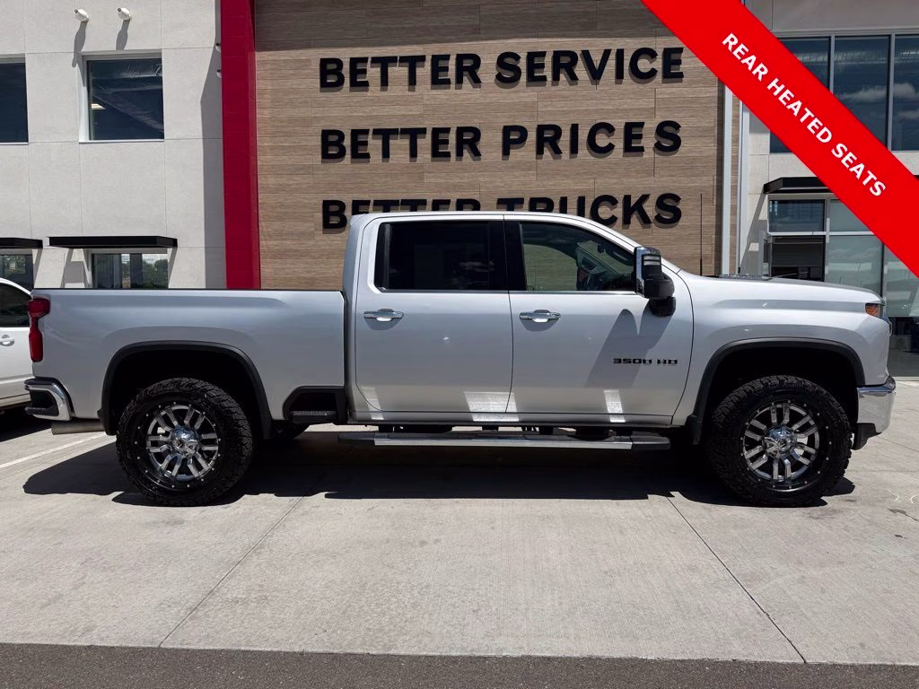 2020 Silver Ice Metallic Chevrolet Silverado 3500HD LTZ 4X4 Truck