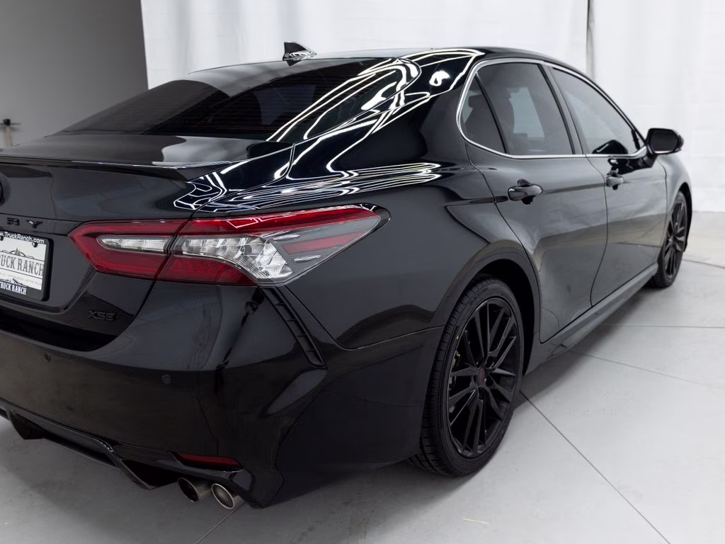 2021 Midnight Black Metallic Toyota Camry XSE V6 FWD Sedan