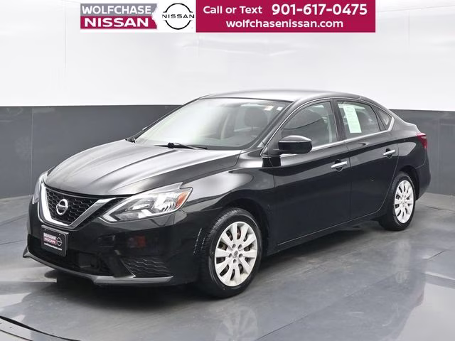 2019 Super Black Nissan Sentra S FWD Sedan