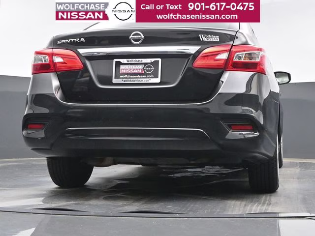 2019 Super Black Nissan Sentra S FWD Sedan