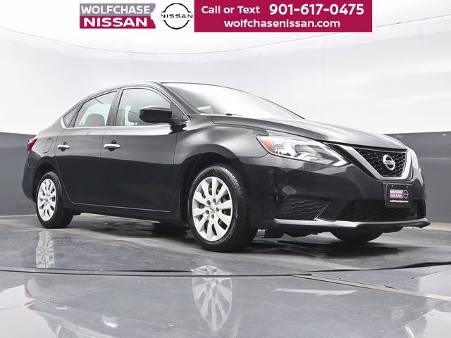 2019 Super Black Nissan Sentra S FWD Sedan