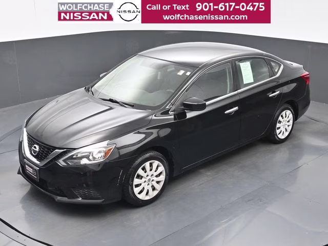 2019 Super Black Nissan Sentra S FWD Sedan