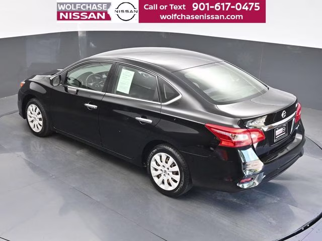 2019 Super Black Nissan Sentra S FWD Sedan