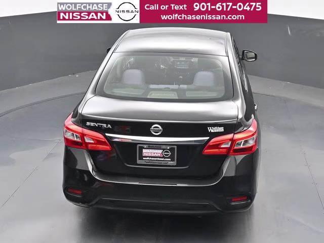 2019 Super Black Nissan Sentra S FWD Sedan