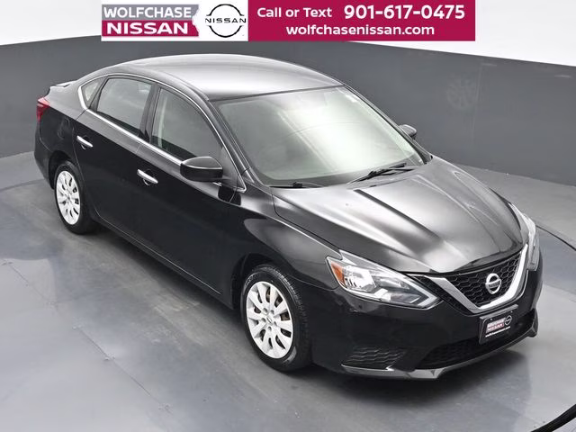 2019 Super Black Nissan Sentra S FWD Sedan