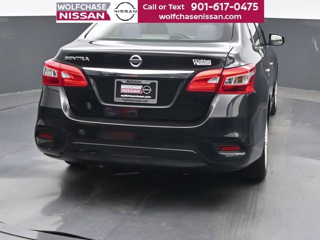 2019 Super Black Nissan Sentra S FWD Sedan