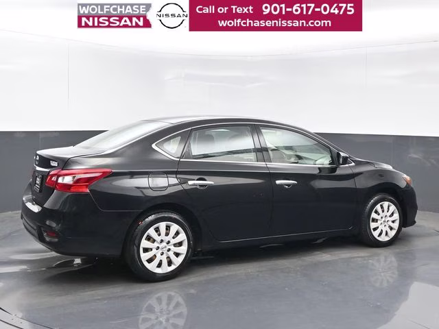 2019 Super Black Nissan Sentra S FWD Sedan