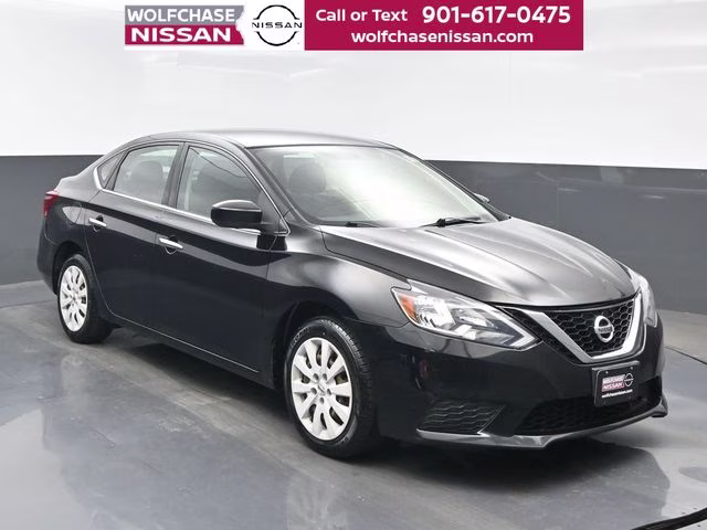 2019 Super Black Nissan Sentra S FWD Sedan