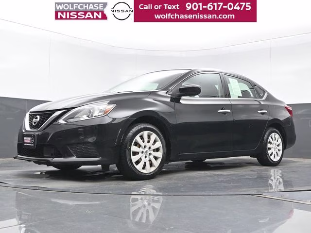 2019 Super Black Nissan Sentra S FWD Sedan