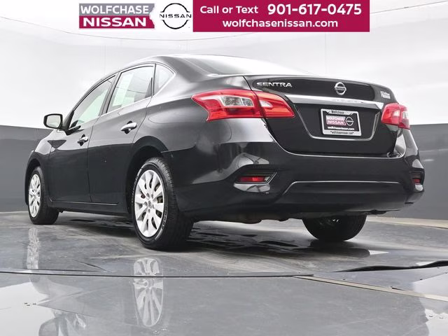 2019 Super Black Nissan Sentra S FWD Sedan