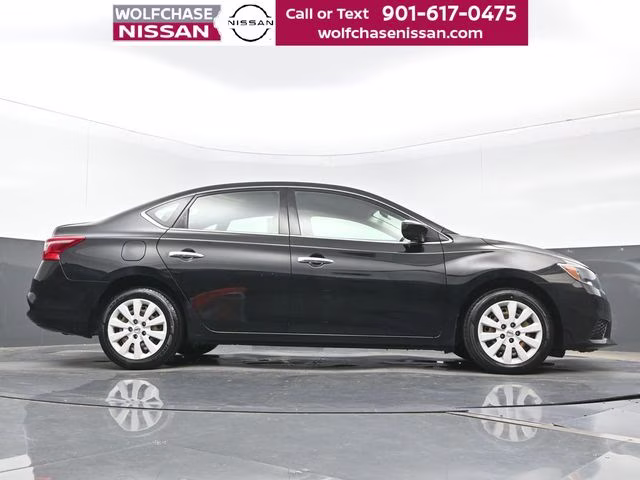 2019 Super Black Nissan Sentra S FWD Sedan