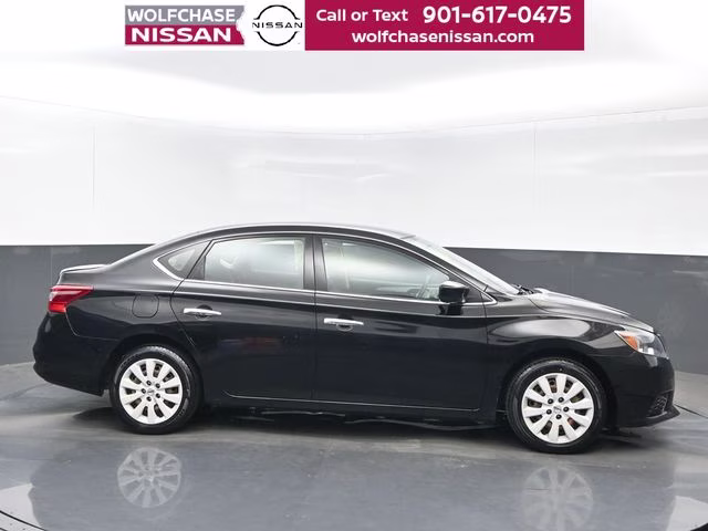 2019 Super Black Nissan Sentra S FWD Sedan