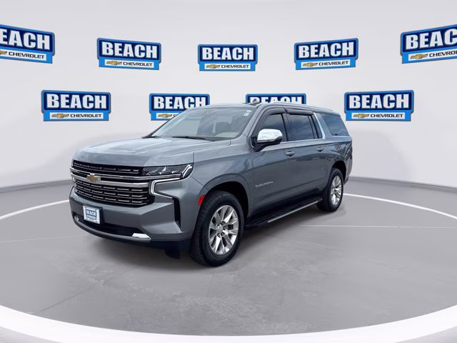 2021 Steel Metallic Chevrolet Suburban Premier 4X4 SUV