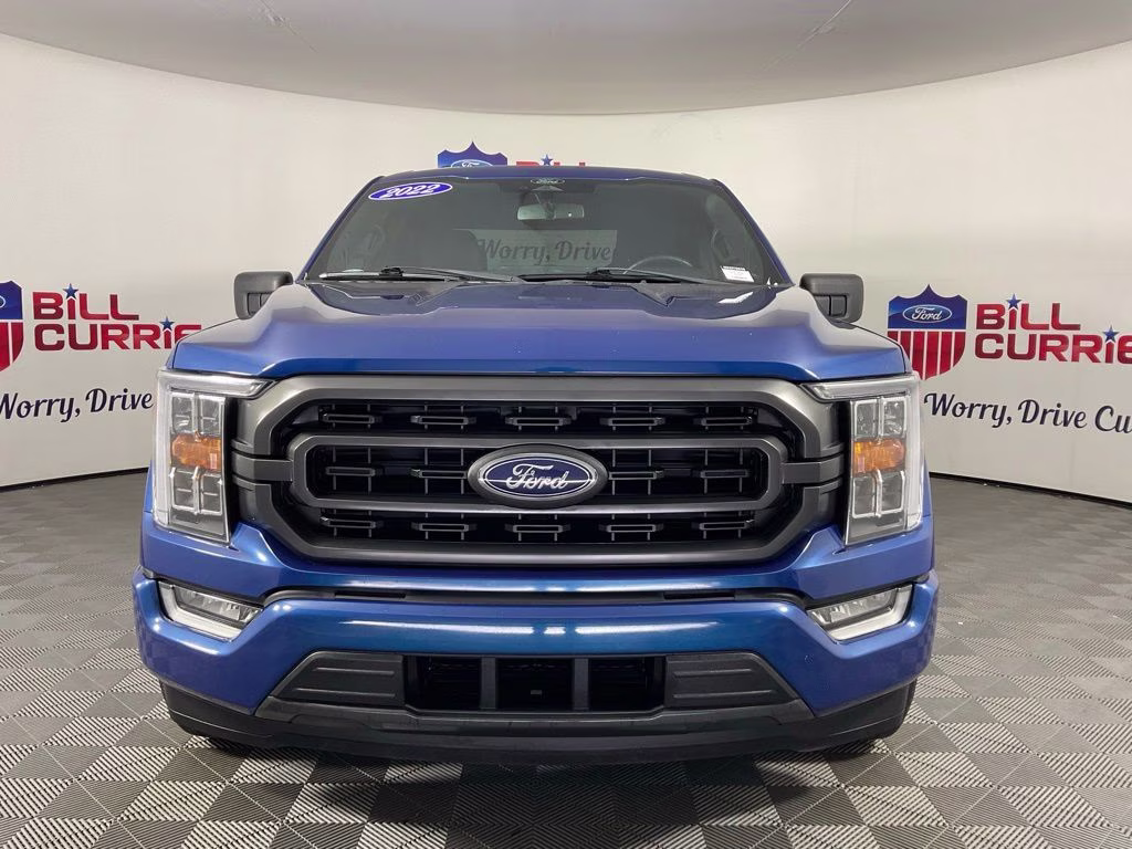 2022 Blue Metallic Ford F-150 XLT RWD Truck