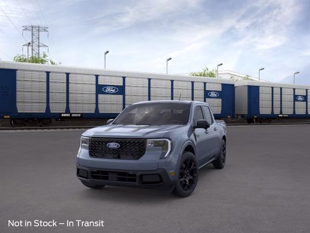 2026 Azure Gray Metallic Tri-Coat Ford Maverick Lariat AWD Truck