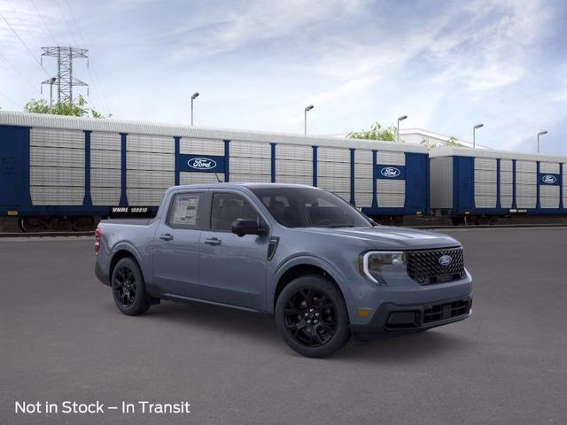 2026 Azure Gray Metallic Tri-Coat Ford Maverick Lariat AWD Truck