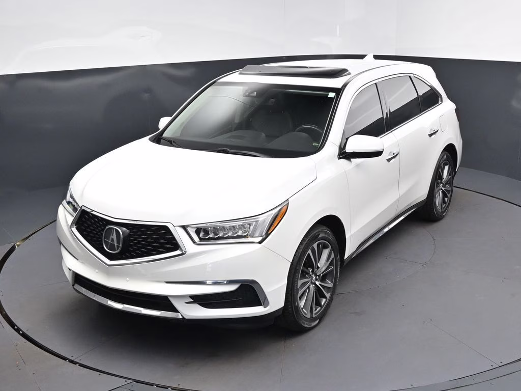 2020 White Acura MDX Technology AWD SUV