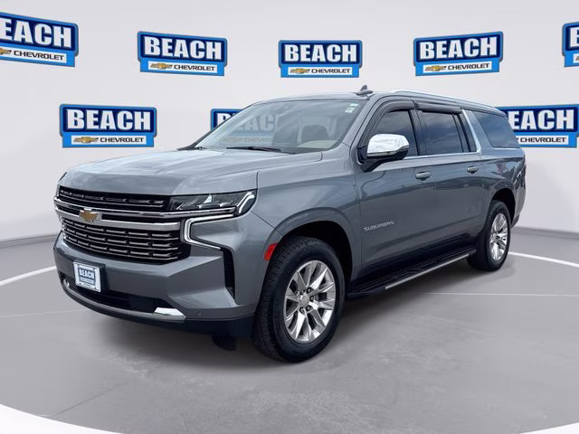 2021 Steel Metallic Chevrolet Suburban Premier 4X4 SUV