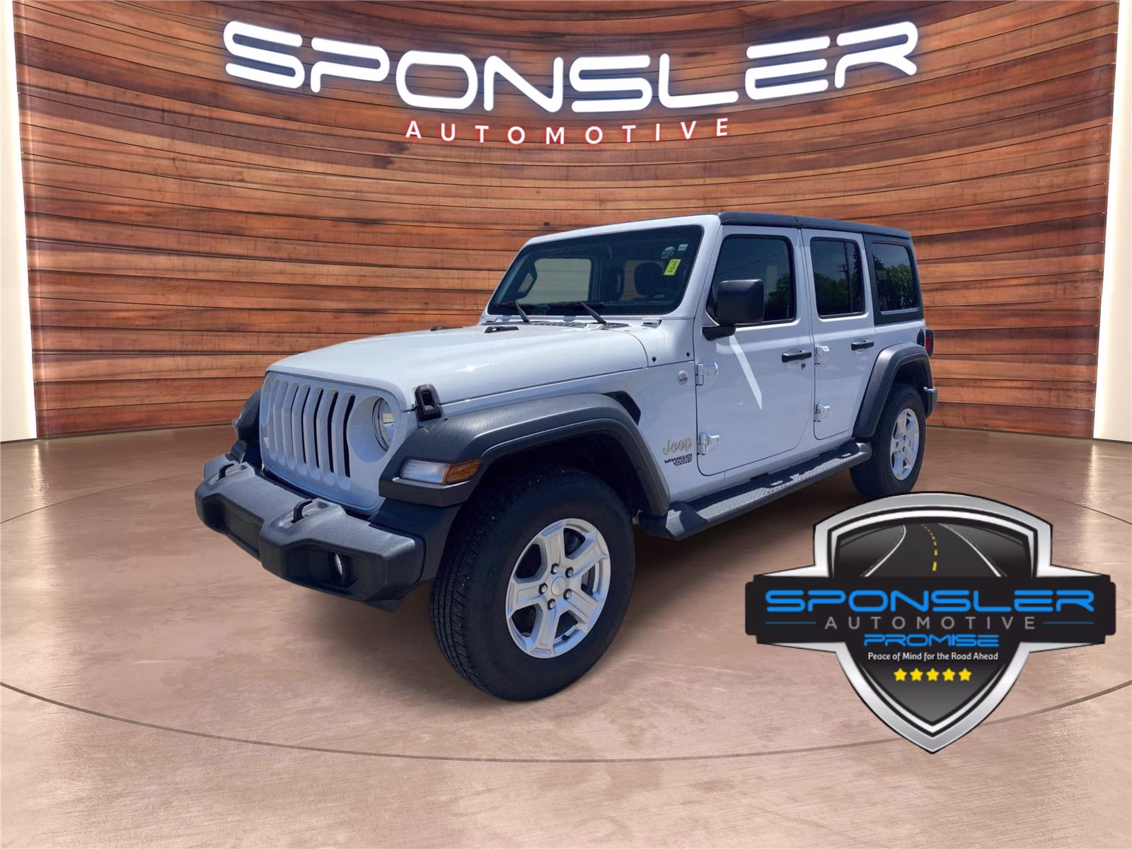 2018 Bright White Clearcoat Jeep Wrangler Sport S 4X4 SUV