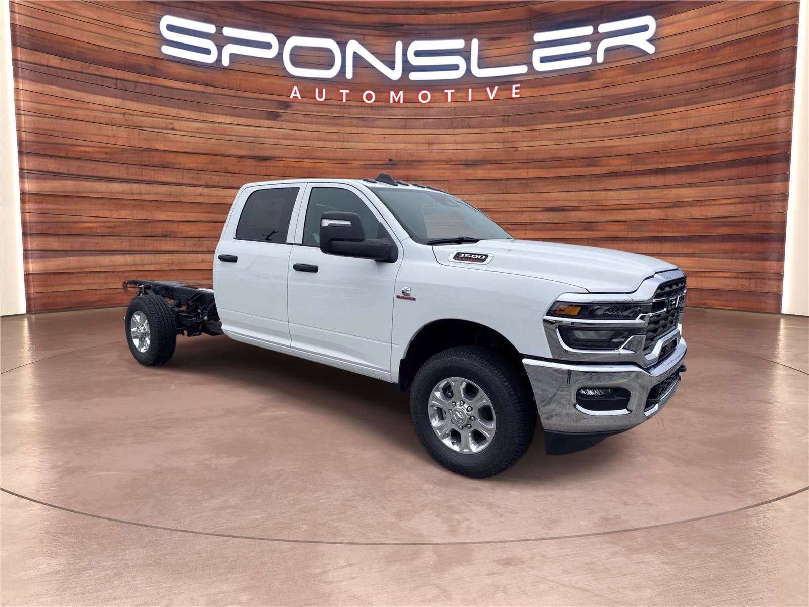 2026 Bright White Clearcoat Ram 3500 Chassis Cab Tradesman 4X4 Truck