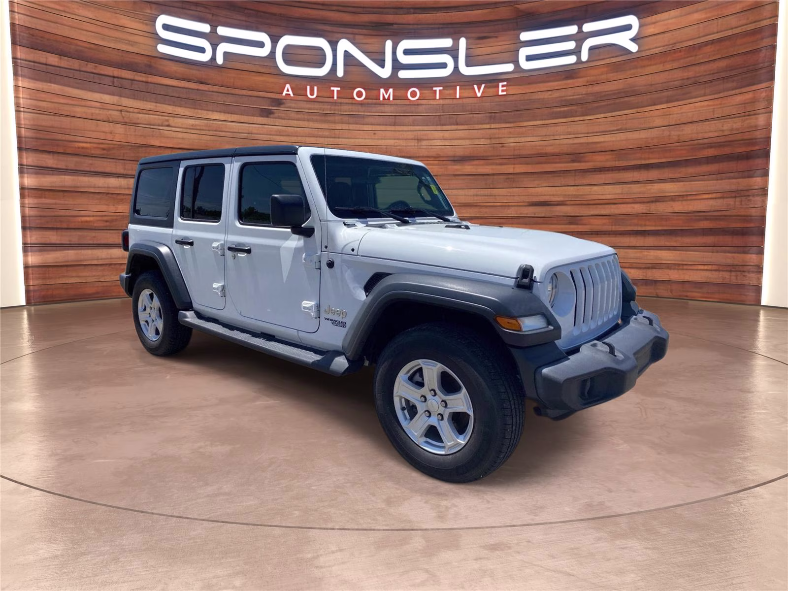 2018 Bright White Clearcoat Jeep Wrangler Sport S 4X4 SUV
