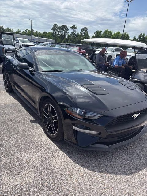 2018 Shadow Black Ford Mustang EcoBoost RWD Coupe