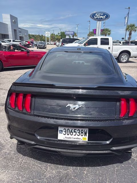 2018 Shadow Black Ford Mustang EcoBoost RWD Coupe