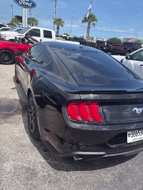 2018 Shadow Black Ford Mustang EcoBoost RWD Coupe
