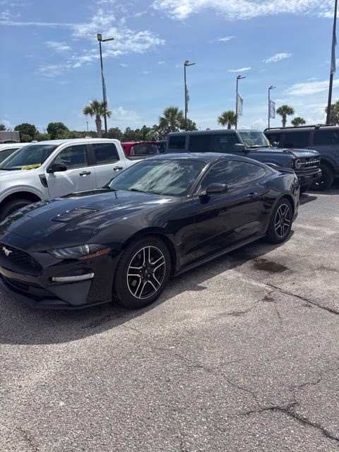 2018 Shadow Black Ford Mustang EcoBoost RWD Coupe