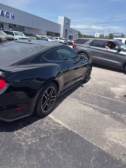 2018 Shadow Black Ford Mustang EcoBoost RWD Coupe