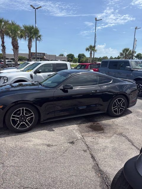 2018 Shadow Black Ford Mustang EcoBoost RWD Coupe
