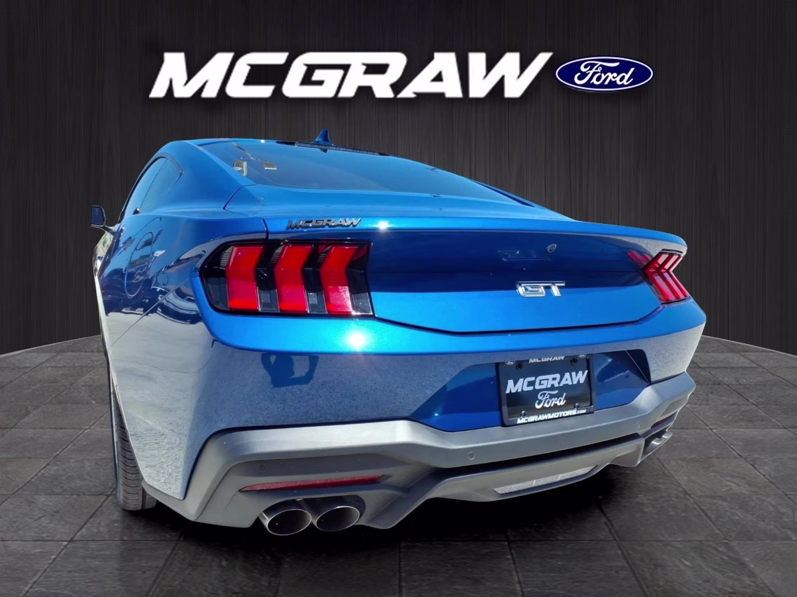 2024 Blue Metallic Ford Mustang GT Premium RWD Coupe