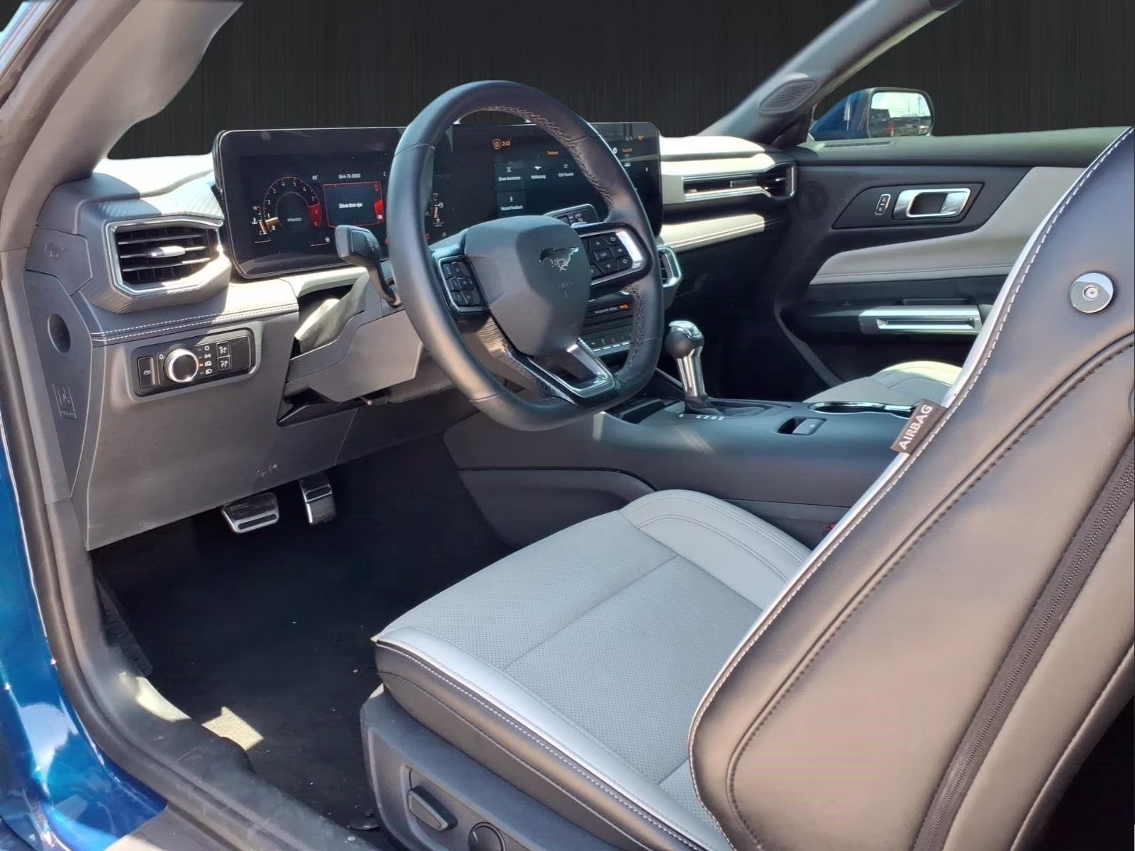 2024 Blue Metallic Ford Mustang GT Premium RWD Coupe