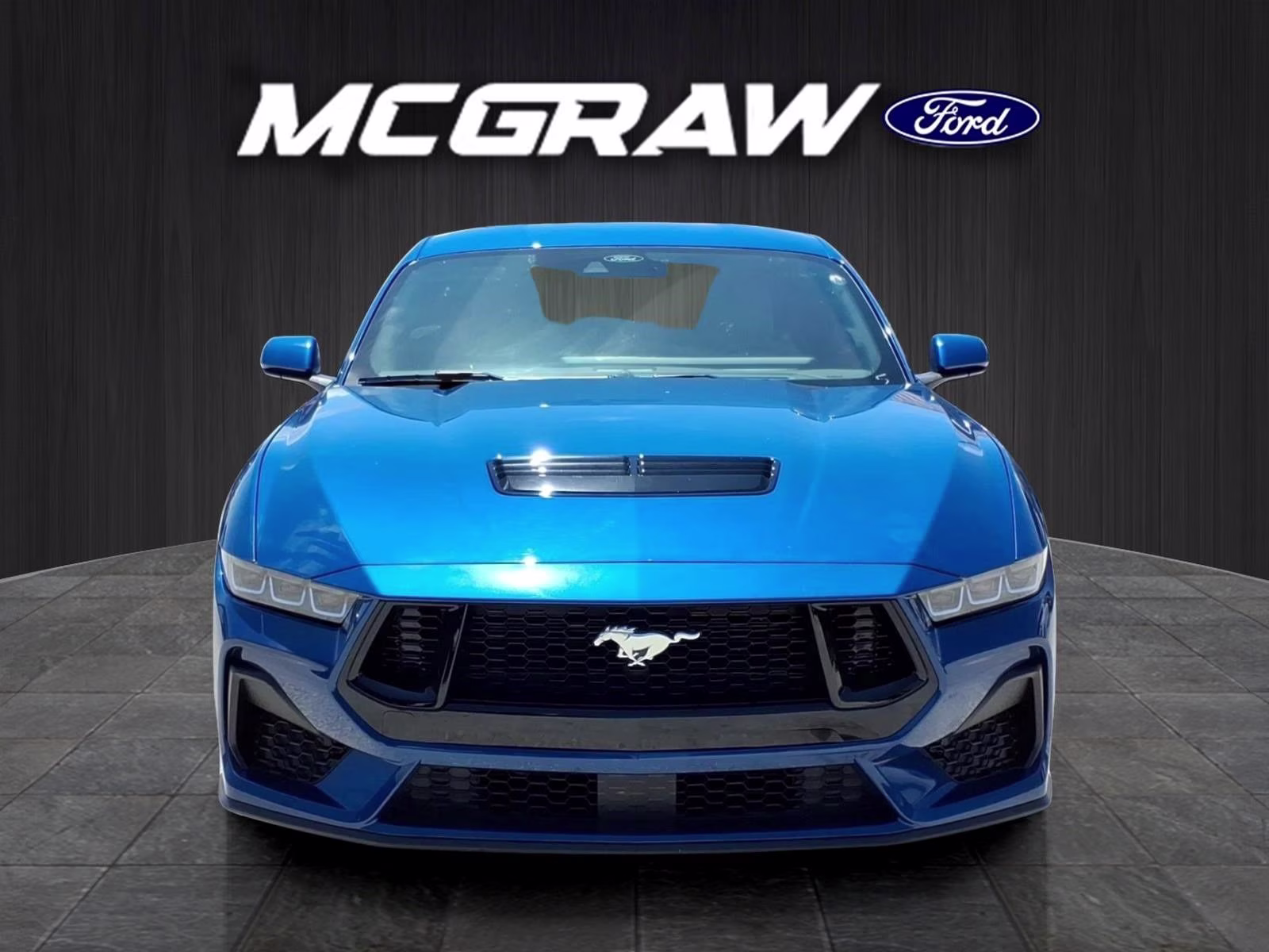 2024 Blue Metallic Ford Mustang GT Premium RWD Coupe