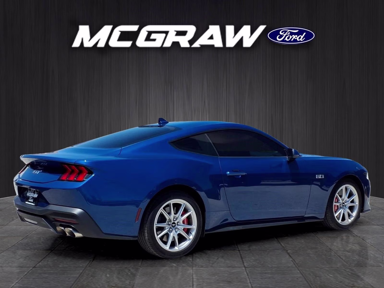 2024 Blue Metallic Ford Mustang GT Premium RWD Coupe
