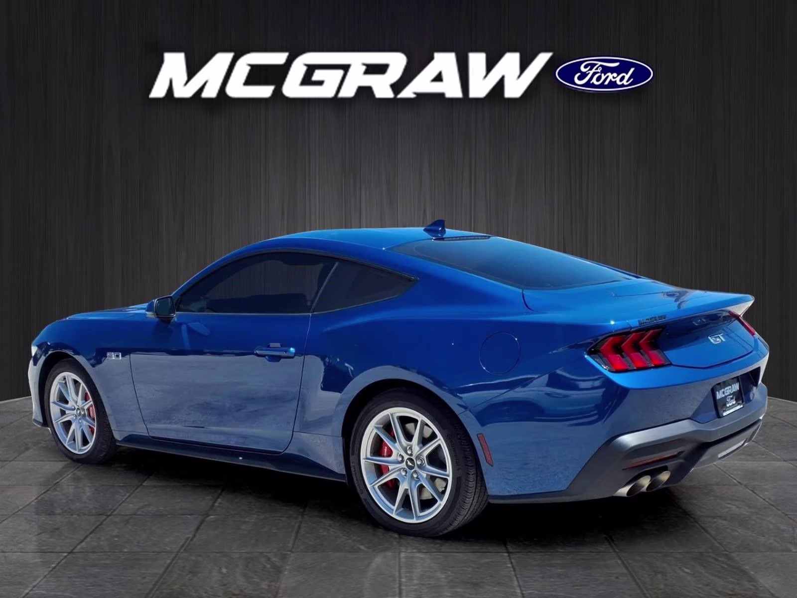 2024 Blue Metallic Ford Mustang GT Premium RWD Coupe