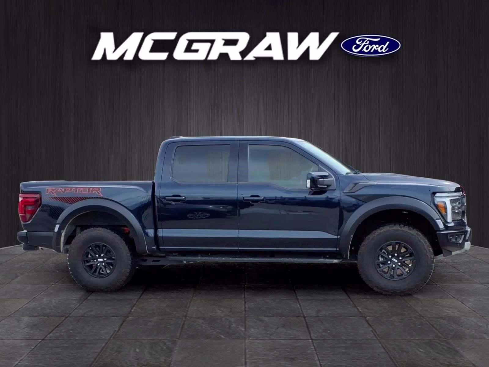 2025 Blue Metallic Ford F-150 Raptor 4X4 Truck