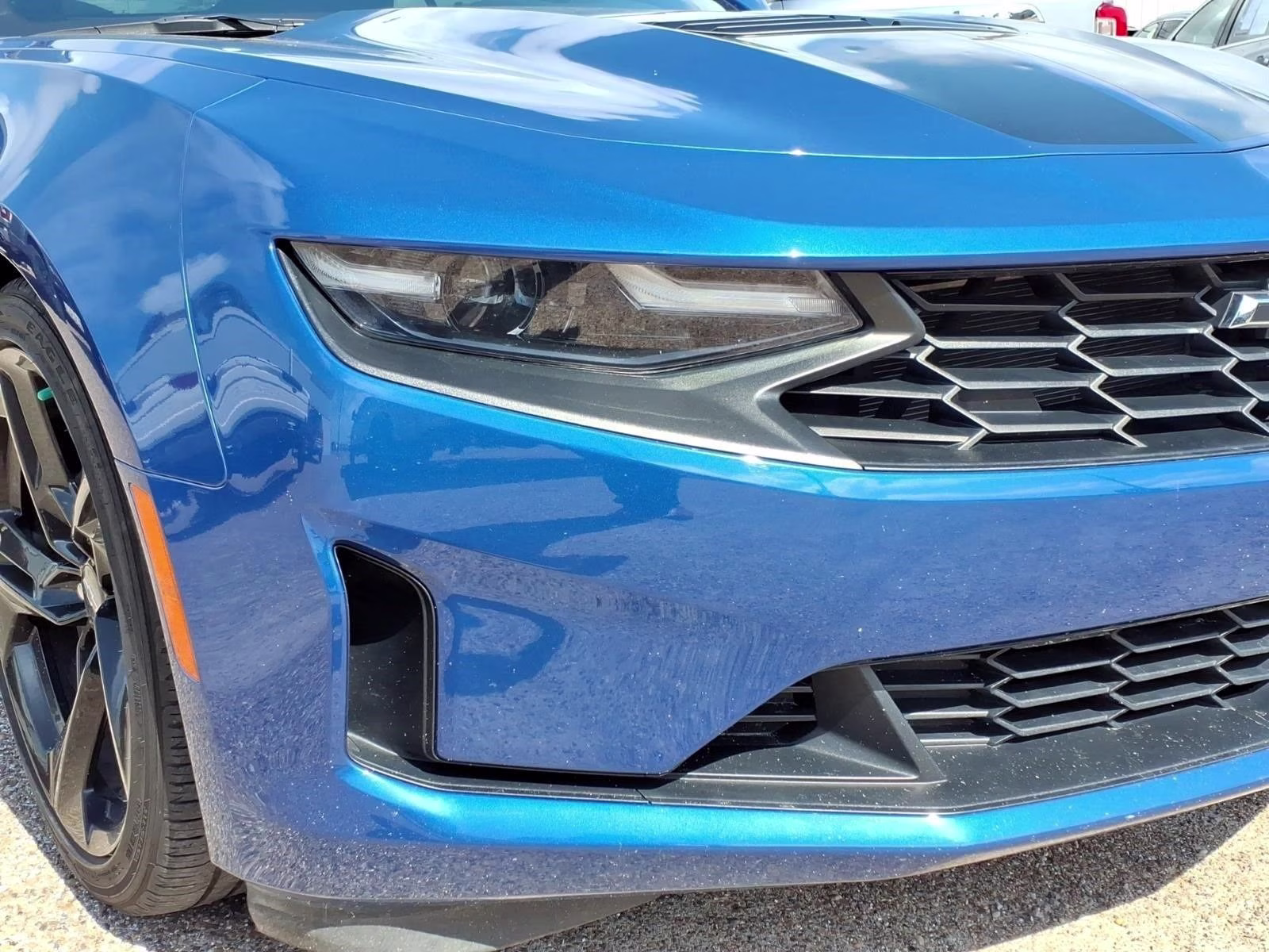 2023 Blue Metallic Chevrolet Camaro LT1 RWD Convertible