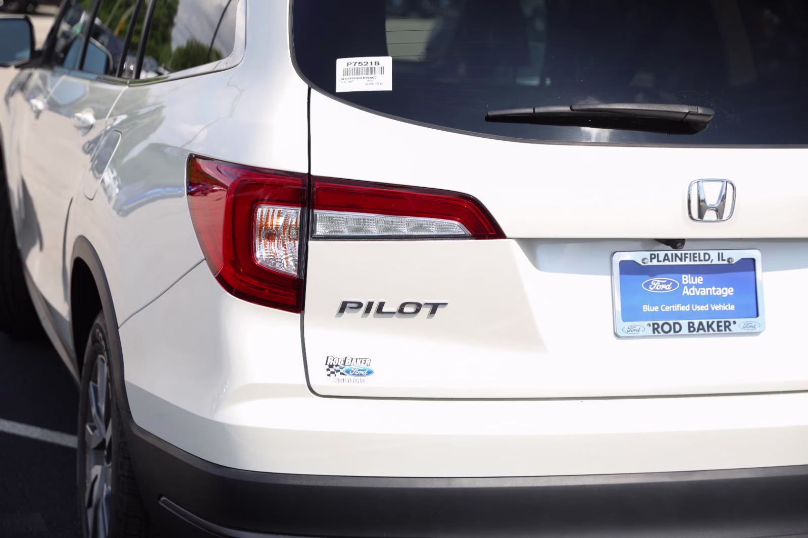 2019 White Diamond Pearl Honda Pilot EX-L w/Navi w/RES AWD SUV