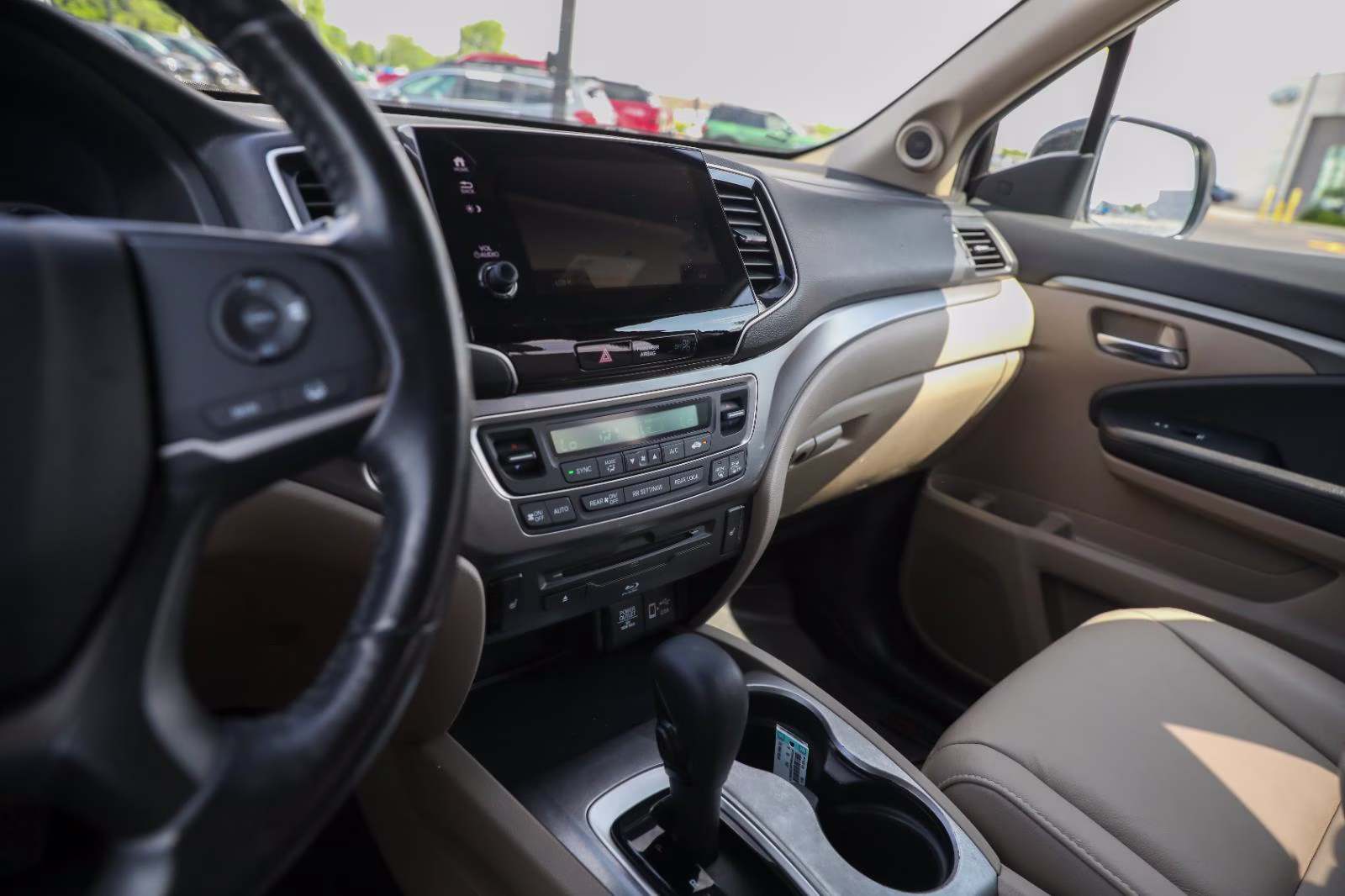 2019 White Diamond Pearl Honda Pilot EX-L w/Navi w/RES AWD SUV
