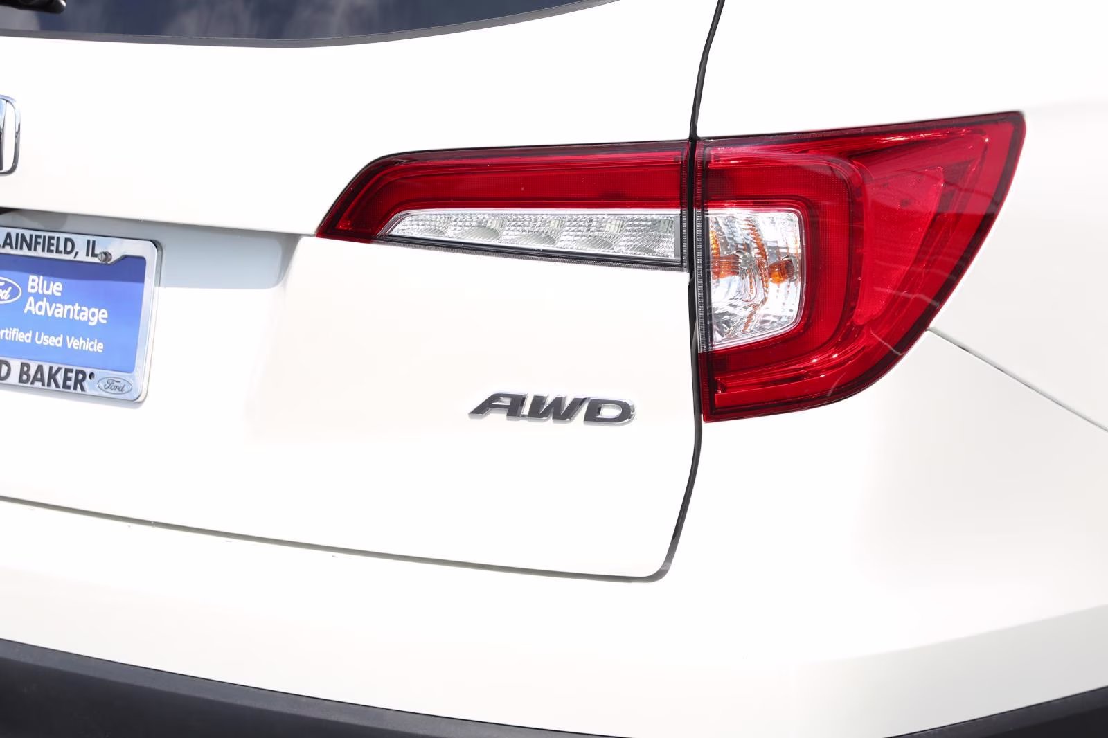 2019 White Diamond Pearl Honda Pilot EX-L w/Navi w/RES AWD SUV