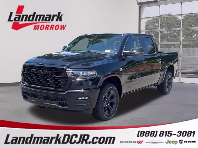 2026 Diamond Black Crystal Pearlcoat Ram 1500 Big Horn 4X4 Truck