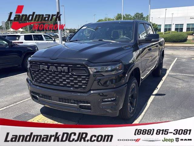 2026 Diamond Black Crystal Pearlcoat Ram 1500 Big Horn 4X4 Truck