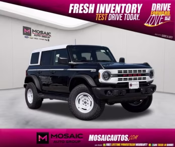 2026 Shadow Black Ford Bronco Heritage Edition 4X4 SUV